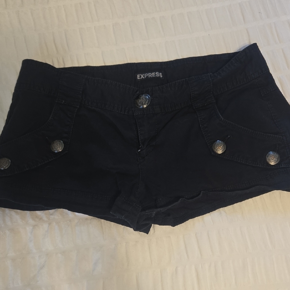 Express Black Shorts